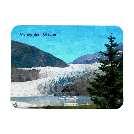 Magnet Flexible Glacier Mendenhall (Horizontal)