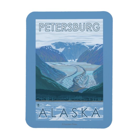 Magnet Flexible Glacier Scene (Vertical)
