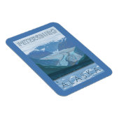 Magnet Flexible Glacier Scene (Côté Droit)