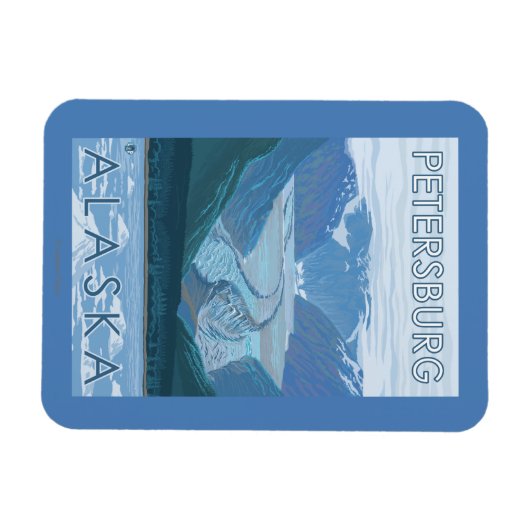Magnet Flexible Glacier Scene (Horizontal)