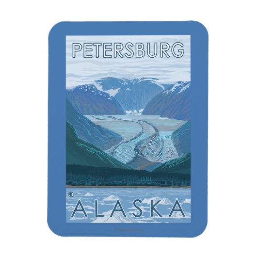Magnet Flexible Glacier Scene (Vertical)