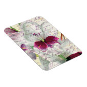 Magnet Flexible gladiolus art calligraphie collage (Côté Droit)