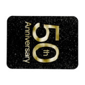 Magnet Flexible Glam Gold 50th Anniversary (Horizontal)
