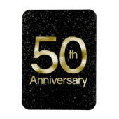 Magnet Flexible Glam Gold 50th Anniversary (Vertical)
