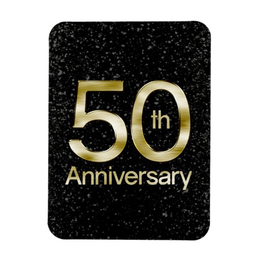 Magnet Flexible Glam Gold 50th Anniversary (Vertical)