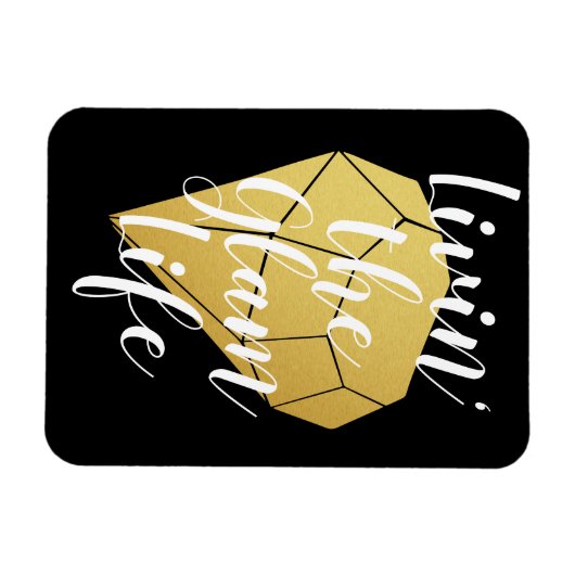 Magnet Flexible Glam Life Gem (Horizontal)