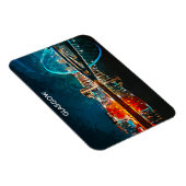 Magnet Flexible Glasgow Écosse UK Paint City (Côté Droit)