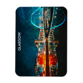 Magnet Flexible Glasgow Écosse UK Paint City (Vertical)