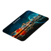 Magnet Flexible Glasgow Écosse UK Paint City (Côté Gauche)