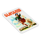 Magnet Flexible Glasgow, Femme en Kilt, (Côté Droit)