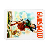 Magnet Flexible Glasgow, Femme en Kilt, (Horizontal)