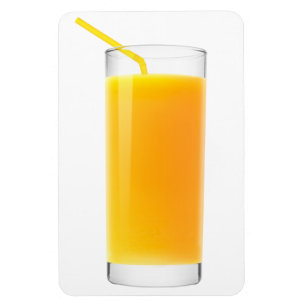 Magnet Flexible Glass of orange juice