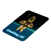 Magnet Flexible Gleðileg jól - Chasseur inuit fragile (Côté Gauche)