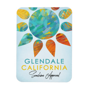 Magnet Flexible Glendale California Sunshine Travel