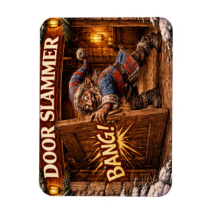 Magnet Flexible Glisseur de porte lutin de Noël islandais
