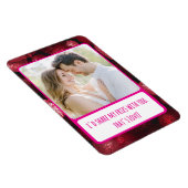 Magnet Flexible Glittery Love Partager Mes Fries Flexible (Côté Droit)