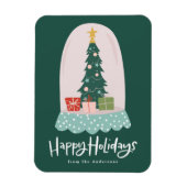 Magnet Flexible Globe de neige lunaire - Vacances non photo (Vertical)