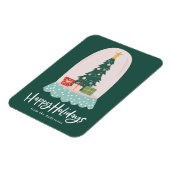 Magnet Flexible Globe de neige lunaire - Vacances non photo (Côté Gauche)