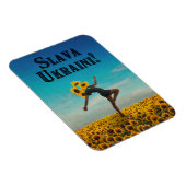 Magnet Flexible Gloire à l'Ukraine ! Slava Ukraini ! (Côté Droit)