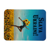 Magnet Flexible Gloire à l'Ukraine ! Slava Ukraini ! (Horizontal)