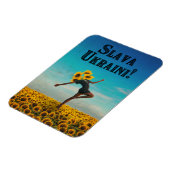 Magnet Flexible Gloire à l'Ukraine ! Slava Ukraini ! (Côté Gauche)