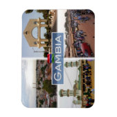 Magnet Flexible GM Gambie L'Arc - Marché Serekunda - (Vertical)
