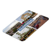 Magnet Flexible GM Gambie L'Arc - Marché Serekunda - (Côté Gauche)