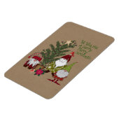 Magnet Flexible Gnome Berry Joyeux Noël 4 x 6 (Côté Gauche)