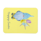 Magnet Flexible Gnome de printemps Joyeuses Pâques (Horizontal)