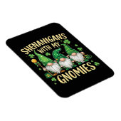 Magnet Flexible Gnome du trèfle chanceux de la Saint-Patrick  (Côté Droit)