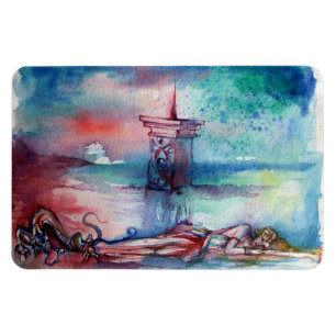 MAGNET FLEXIBLE GNOMON ET DAME DU LAC