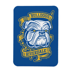 Magnet Flexible Go Bulldogs - Riverdale Mascot Banner