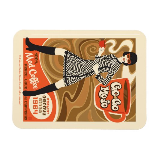 Magnet Flexible Go Mojo Coffee (Horizontal)