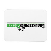 Magnet Flexible Goalkeeper.Magnet de soccer (Horizontal)