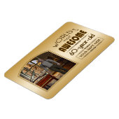 Magnet Flexible Gold 60th Birthday Meilleur cadre photo personnali (Côté Gauche)