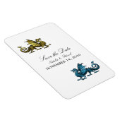 Magnet Flexible Gold Blue Dragon Enregistrer l'aimant de date (Côté Droit)