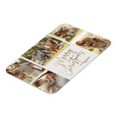 Magnet Flexible Gold Joyeux Noël Cinq photo (Côté Gauche)