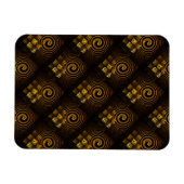 Magnet Flexible Gold Modern Boho Elegant Abstract Art Pattern #502 (Horizontal)