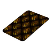Magnet Flexible Gold Modern Boho Elegant Abstract Art Pattern #502 (Côté Gauche)