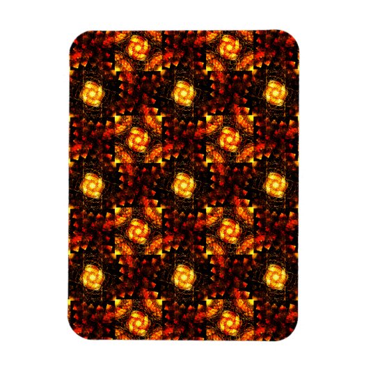 Magnet Flexible Gold Modern Boho Elegant Abstract Art Pattern #506 (Vertical)