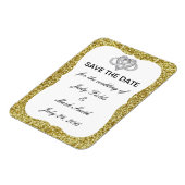 Magnet Flexible Gold Parties scintillant Infinity Heart Enregistre (Côté Gauche)