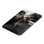 Magnet Flexible Gold photo manuscrite Enregistrer la date (Côté Gauche)