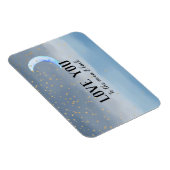 Magnet Flexible Gold Stars Moon Blue Ombre (Côté Droit)