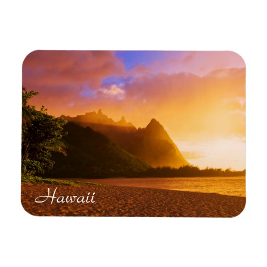 Magnet Flexible Golden beach sunset (Horizontal)