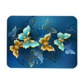 Magnet Flexible Golden butterflies (Horizontal)