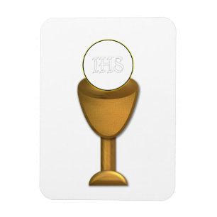 Magnet Flexible Golden Chalice and Host