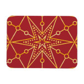 Magnet Flexible Golden Festive Starry (Horizontal)