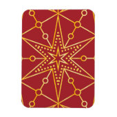 Magnet Flexible Golden Festive Starry (Vertical)
