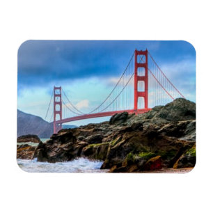 Magnet Flexible Golden gate bridge au coucher du soleil
