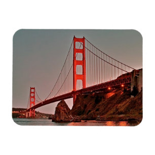 Magnet Flexible Golden gate bridge chez Sun vers le bas